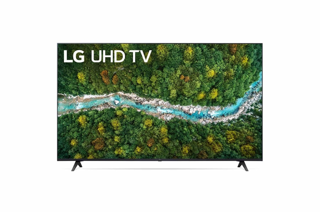 LG 4K UHD телевизор 50'' LG 50UP77506LA, Вид телевизора LG UHD спереди, 50UP77506LA