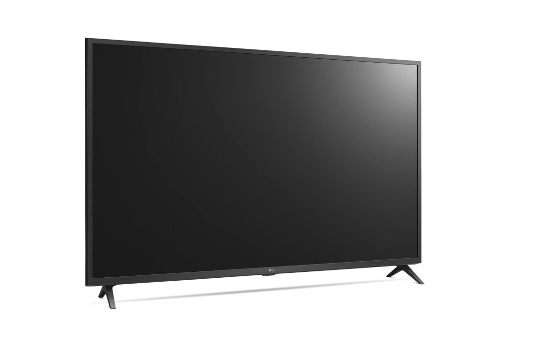 LG 4K UHD телевизор LG 50'', вид сбоку под углом 30 градусов, 50UP76006LC, thumbnail 7