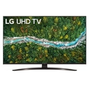 LG 4K UHD телевизор LG 43'', Вид телевизора LG UHD спереди, 43UP78006LC, thumbnail 1