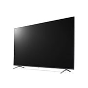 LG UP77 75'' 4K Smart UHD телевизор, вид под углом 30 градусов с изображением на экране, 75UP77026LB, thumbnail 3
