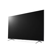 LG 4K UHD телевизор 75'' LG 75UP77026LB, вид под углом 30 градусов с изображением на экране, 75UP77026LB, thumbnail 3