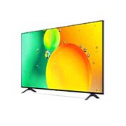 LG 4K NanoCell телевизор 65'' LG 65NANO756QA, вид под углом 30 градусов с изображением на экране, 65NANO756QA, thumbnail 3