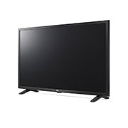 LG LQ63 32'' Smart FHD телевизор, вид под углом 30 градусов с изображением на экране, 32LQ63006LA, thumbnail 3