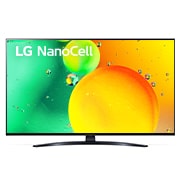 LG 4K NanoCell телевизор 50'' LG 50NANO769QA, Вид телевизора LG NanoCell спереди, 50NANO769QA, thumbnail 1