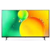 LG 4K NanoCell телевизор 43'' LG 43NANO756QA, вид спереди с изображением на экране, 43NANO756QA, thumbnail 2