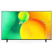 LG 4K NanoCell телевизор 50'' LG 50NANO756QA, вид спереди с изображением на экране, 50NANO756QA, thumbnail 2