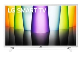 Вид телевизора LG Full HD спереди с изображением на экране и логотипом продукта2