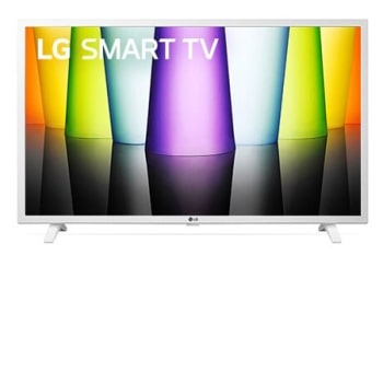 Вид телевизора LG Full HD спереди с изображением на экране и логотипом продукта1