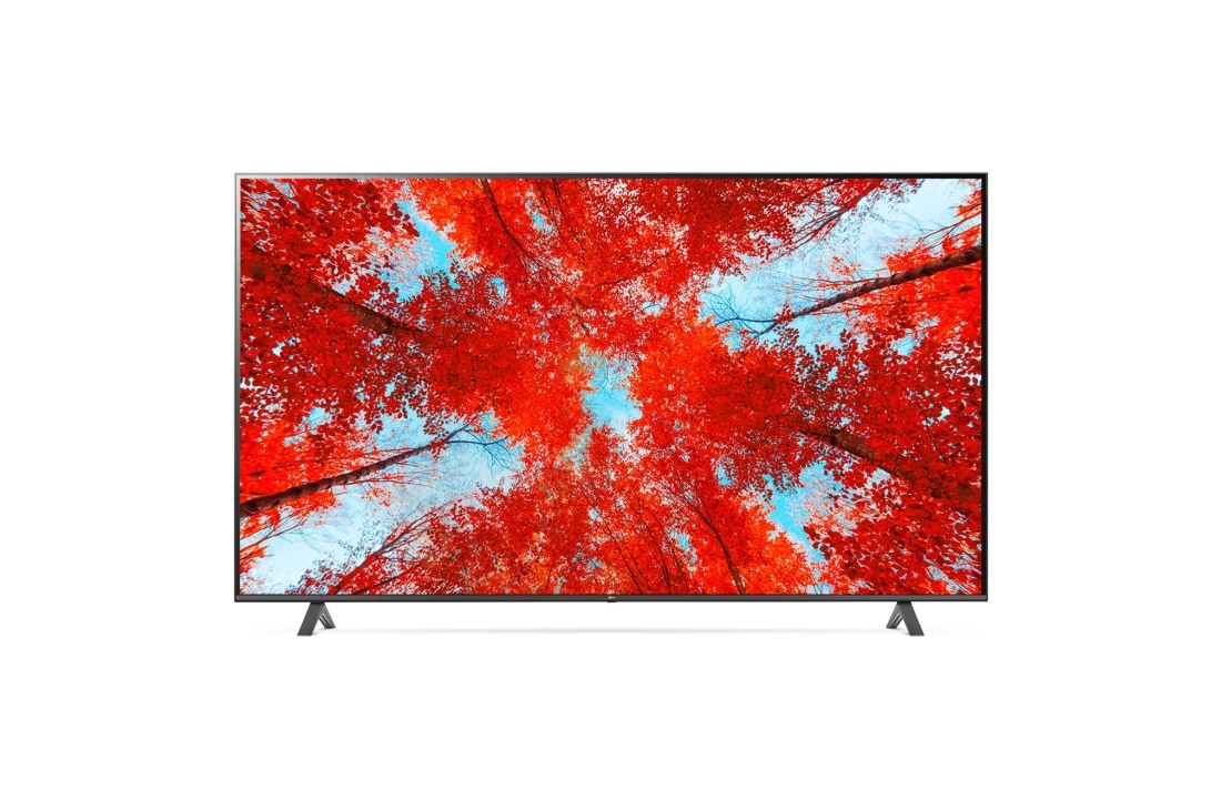 LG 4K UHD телевизор 86'' LG 86UQ90006LD, вид спереди с изображением на экране, 86UQ90006LD, thumbnail 2