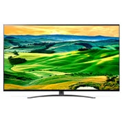 LG 4K QNED телевизор 55'' LG 55QNED816QA, вид спереди с изображением на экране, 55QNED816QA, thumbnail 2