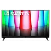 LG HD телевизор 32'' LG 32LQ570B6LA, Вид телевизора LG Full HD спереди с изображением на экране и логотипом продукта, 32LQ570B6LA, thumbnail 1