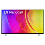 LG 4K NanoCell телевизор 50'' LG 50NANO806QA, Вид телевизора LG NanoCell спереди, 50NANO806QA, thumbnail 1