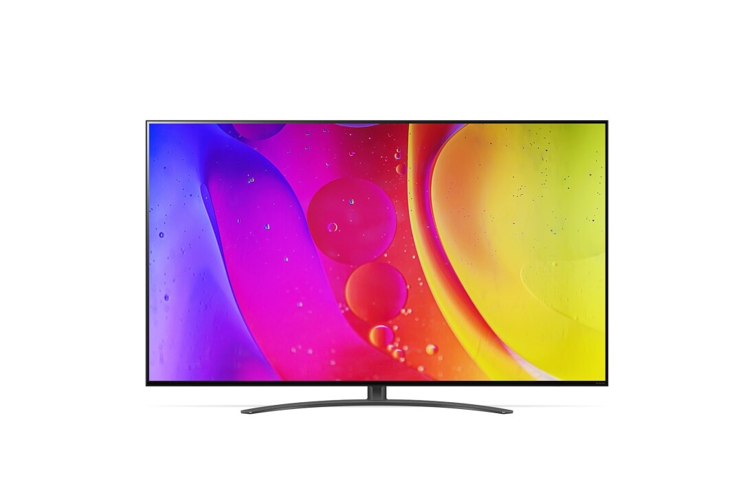 LG 4K NanoCell телевизор 50'' LG 50NANO829PA, вид спереди с изображением на экране, 50NANO829QB, thumbnail 2