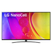LG NANO82 50'' 4K NanoCell телевизор, Вид телевизора LG NanoCell спереди, 50NANO829QB, thumbnail 1
