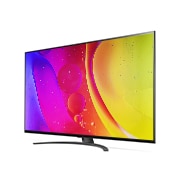 LG 4K NanoCell телевизор 50'' LG 50NANO829PA, вид под углом 30 градусов с изображением на экране, 50NANO829QB, thumbnail 3
