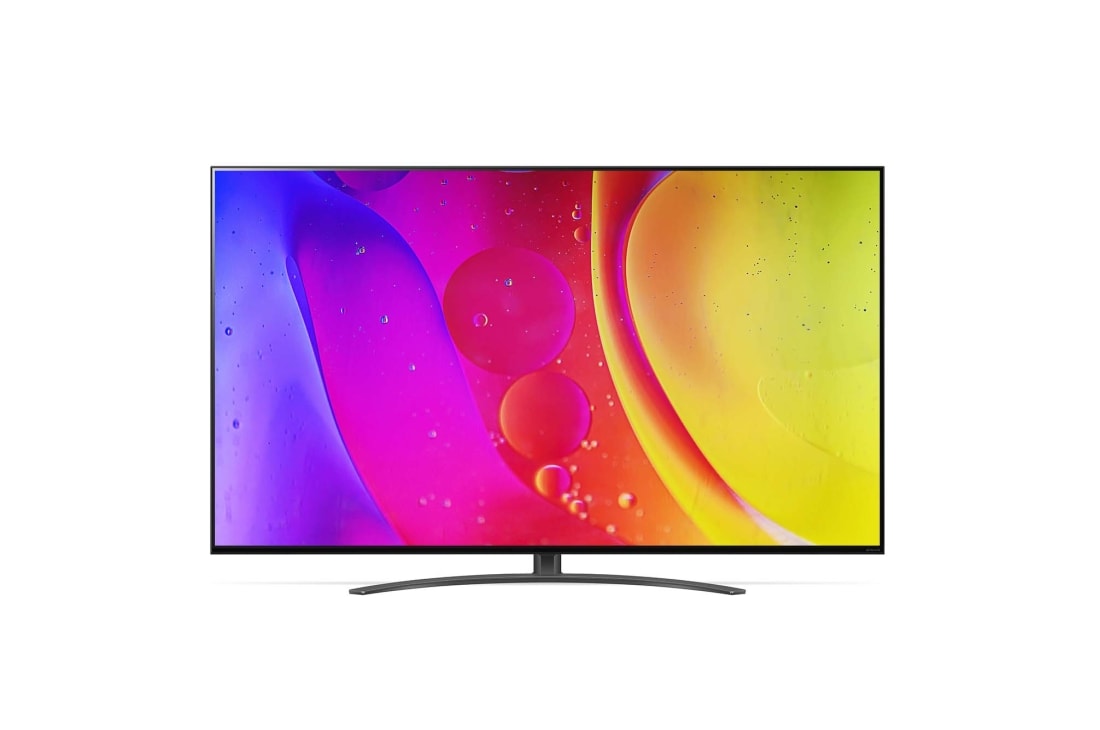LG 4K NanoCell телевизор 65'' LG 65NANO829QB, вид спереди с изображением на экране, 65NANO829QB, thumbnail 2