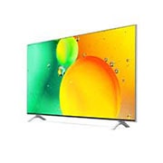 LG 4K NanoCell телевизор 50'' LG 50NANO776QA, вид под углом 30 градусов с изображением на экране, 50NANO776QA, thumbnail 3