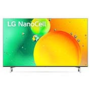 LG 4K NanoCell телевизор 43'' LG 43NANO776QA, Вид телевизора LG NanoCell спереди, 43NANO776QA, thumbnail 1