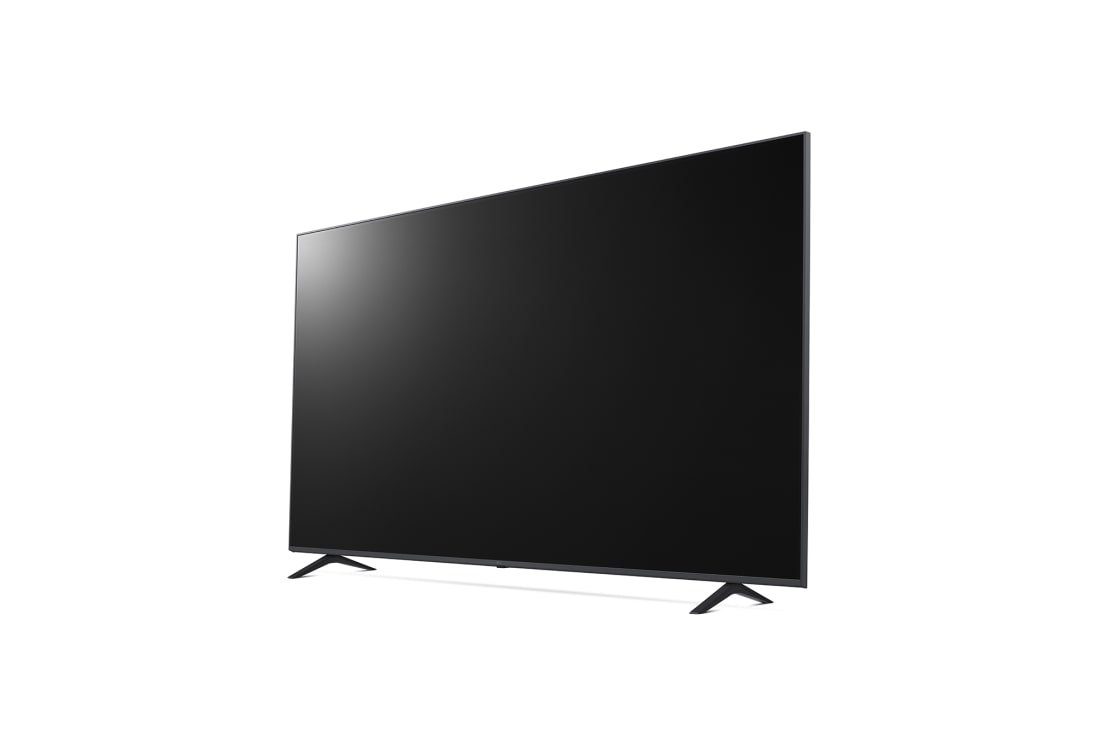 LG 4K UHD телевизор 70'' LG 70UQ80006LB, вид сбоку под углом 30 градусов, 70UQ80006LB, thumbnail 3