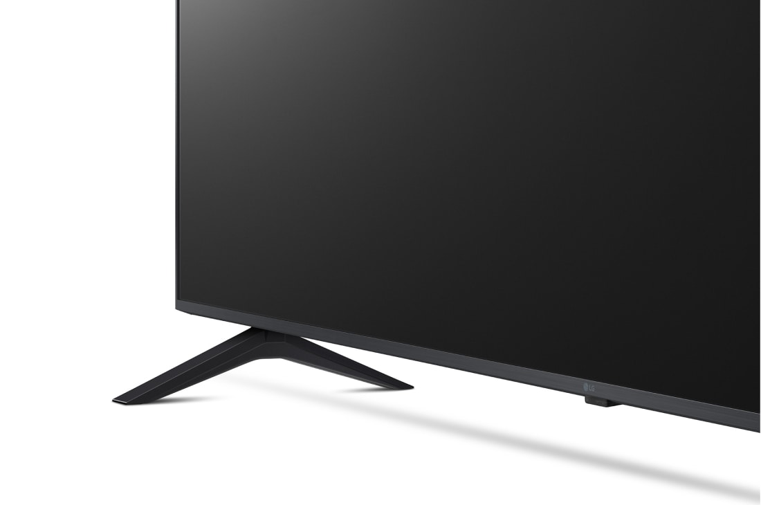 LG 4K UHD телевизор 70'' LG 70UQ80006LB, Вид сбоку на основание крупным планом, 70UQ80006LB, thumbnail 6