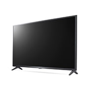 LG 4K UHD телевизор LG 43'', вид сбоку под углом 30 градусов, 43UQ75001LG, thumbnail 3