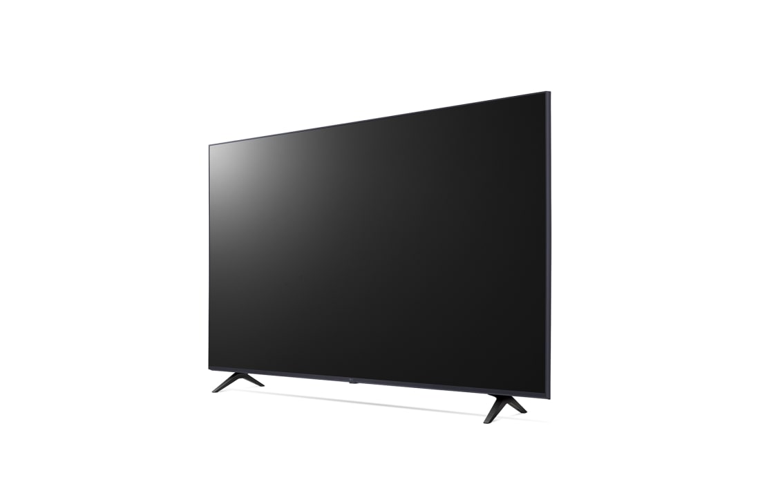 LG 4K UHD телевизор 55'' LG 55UQ80001LA, вид сбоку под углом 30 градусов, 55UQ80001LA, thumbnail 3