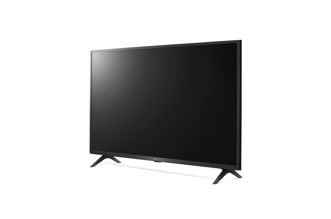LG 4K UHD телевизор 43'' LG 43UQ76009LC, вид сбоку под углом 30 градусов, 43UQ76009LC, thumbnail 3