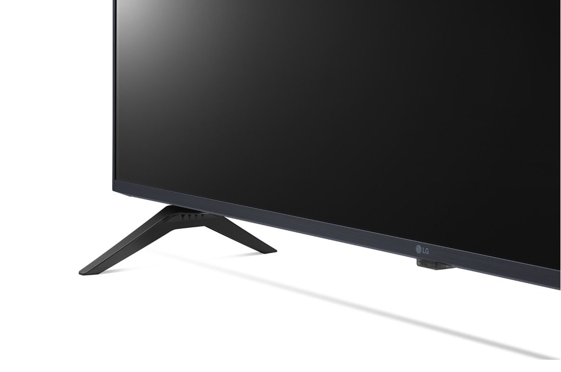 LG 4K UHD телевизор 43'' LG 43UQ80001LA, Вид сбоку на основание крупным планом, 43UQ80001LA, thumbnail 6