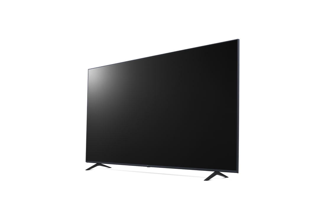 LG 4K UHD телевизор 75'' LG 75UQ80001LA, -30 degree side view, 75UQ80001LA, thumbnail 3