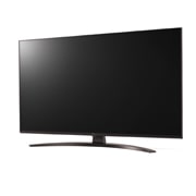 LG 4K UHD телевизор LG 43'', вид сбоку под углом 30 градусов, 43UQ81009LC, thumbnail 2