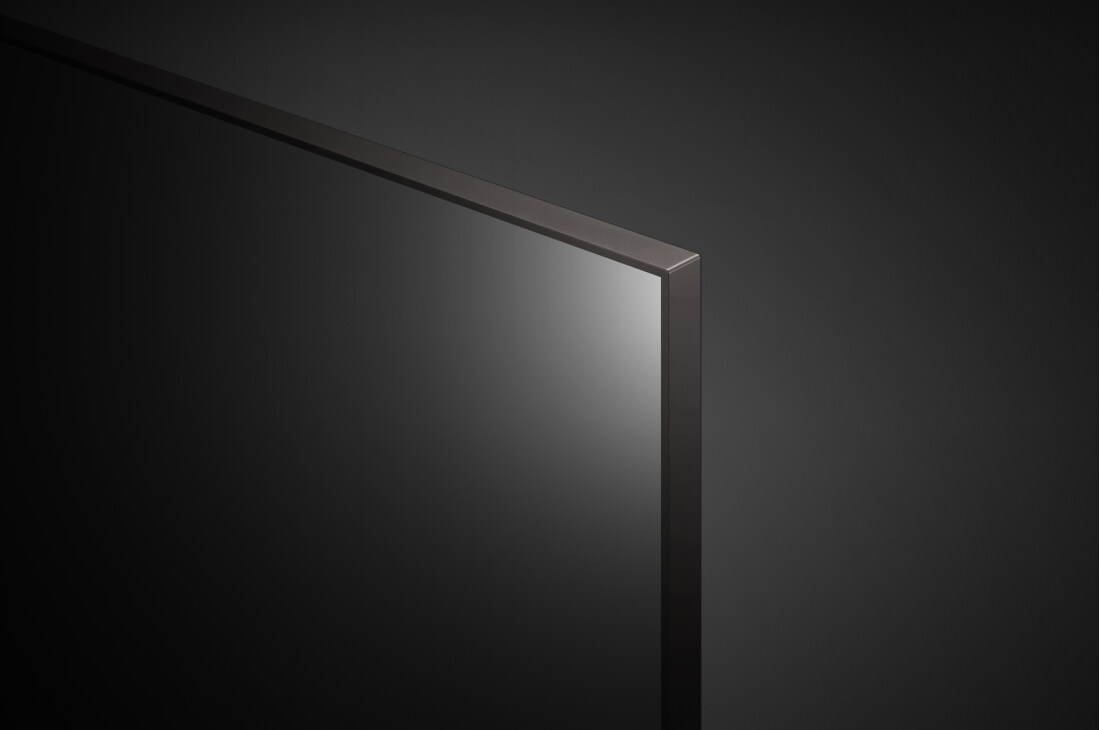 LG 4K UHD телевизор LG 75'', Вид сбоку на тонкий корпус, 75UQ81009LC, thumbnail 9