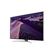 LG QNED MiniLED 4K телевизор 86'' серия 87, -30 degree side view, 86QNED876QB, thumbnail 3