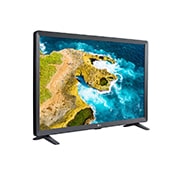 LG Smart HD телевизор 28'' LG 28TQ525S-PZ, Вид сбоку под углом +30 градусов, 28TQ525S-PZ, thumbnail 4