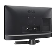 LG Smart HD телевизор 24'' LG 24TQ510S-PZ, Вид сзади под углом +15 градусов, 24TQ510S-PZ, thumbnail 7