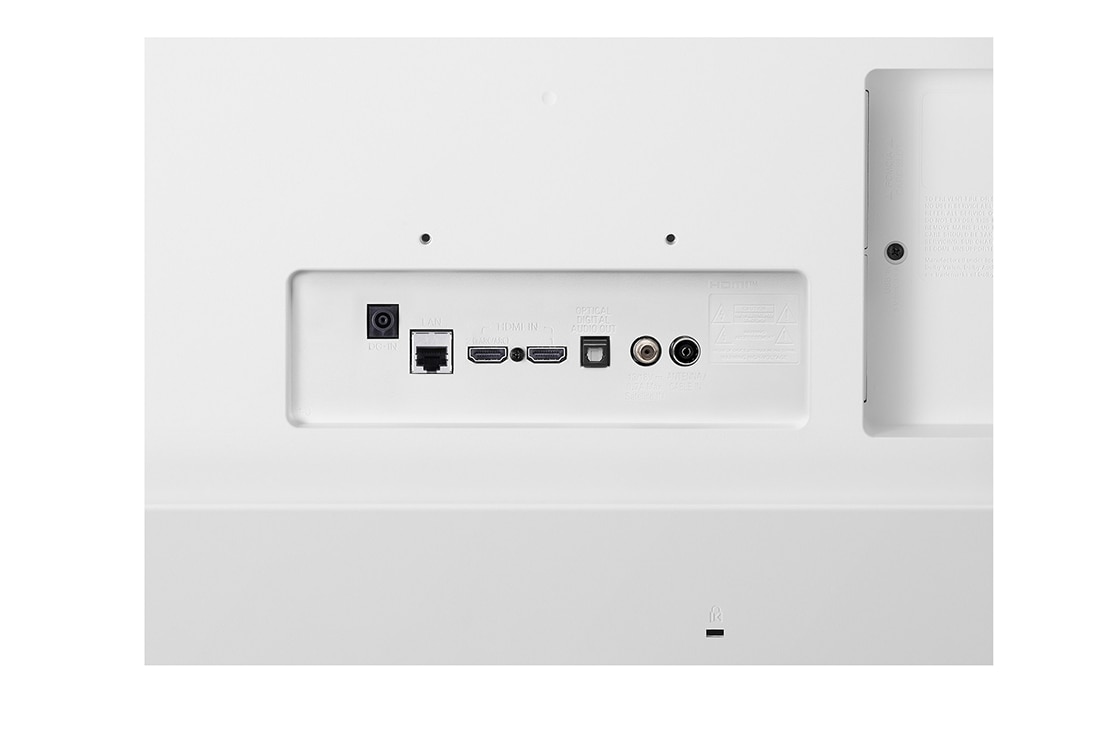 LG Smart HD телевизор 28'' LG 28TQ515S-WZ, крупный план разъемов, 28TQ515S-WZ, thumbnail 8