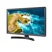 LG Smart HD телевизор 28'' LG 28TQ515S-PZ, Вид сбоку под углом -15 градусов, 28TQ515S-PZ, thumbnail 2