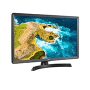 LG Smart HD телевизор 28'' LG 28TQ515S-PZ, Вид сбоку под углом +15 градусов, 28TQ515S-PZ, thumbnail 3