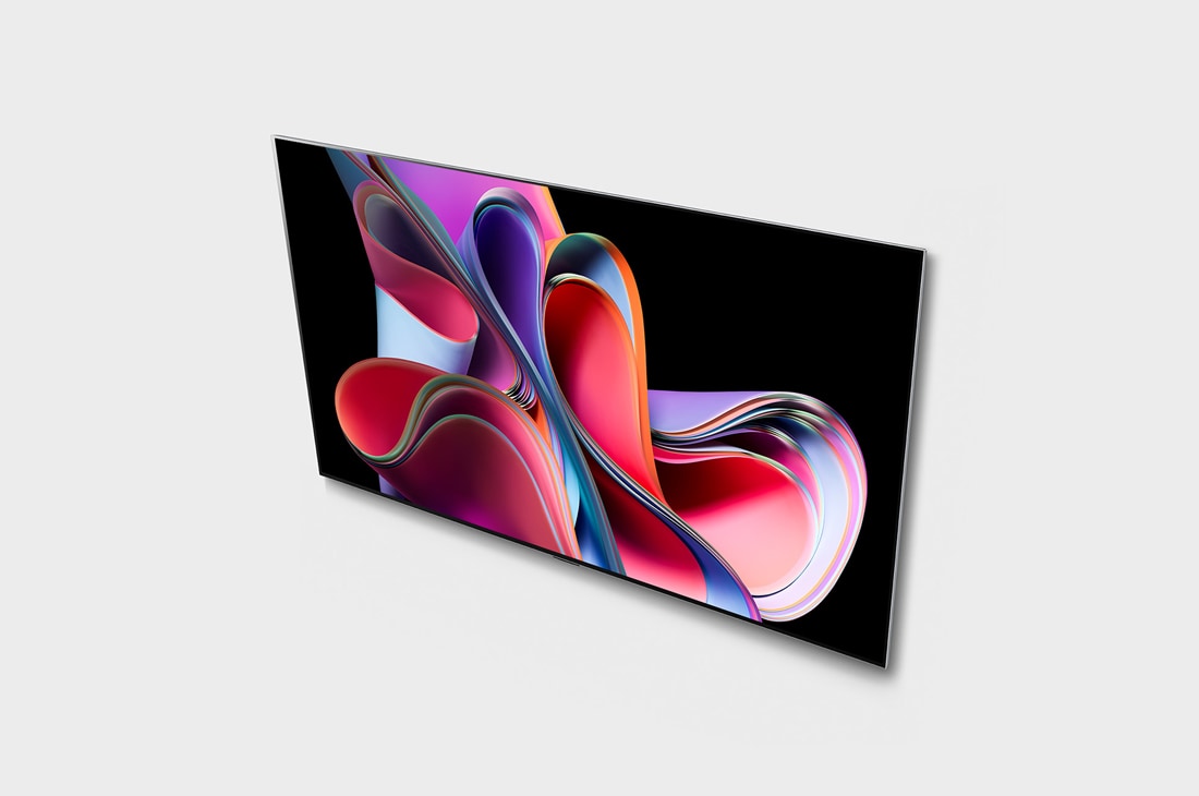 LG 4K Ultra HD OLED телевизор 77'' LG OLED77G3RLA, Вид сверху под углом, OLED77G3RLA, thumbnail 7
