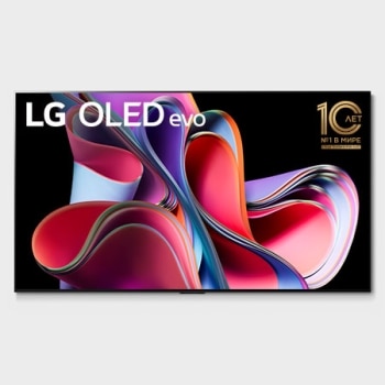 Вид спереди LG OLED evo серии Gallery1