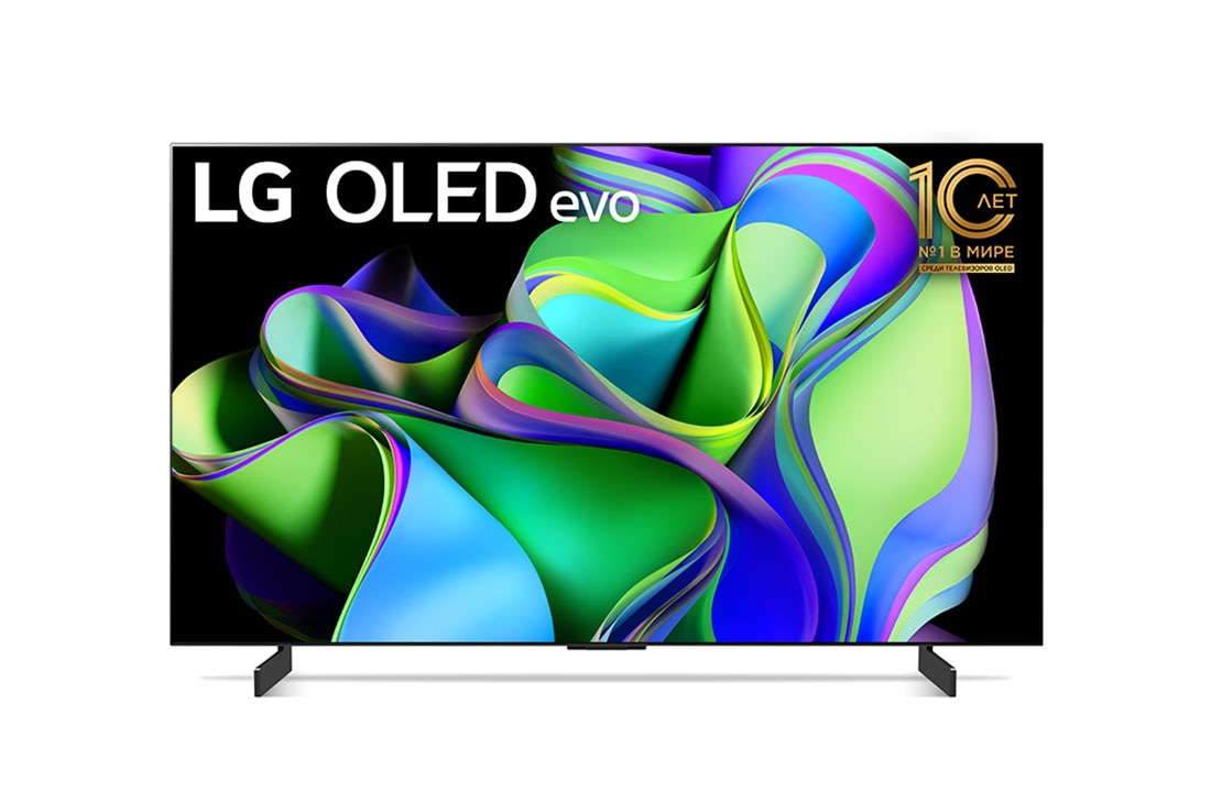 LG 4K Ultra HD OLED телевизор 42'' LG OLED42C3RLA, Front, OLED42C3RLA