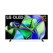 LG 4K Ultra HD OLED телевизор 42'' LG OLED42C3RLA, Front, OLED42C3RLA, thumbnail 1