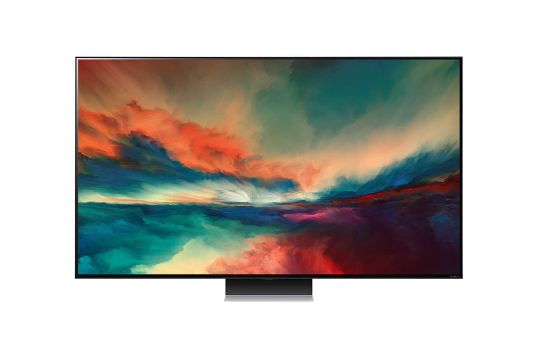 LG 4K телевизор 65” LG QNED MiniLED 87 65QNED876RA, front view , 65QNED876RA, thumbnail 2