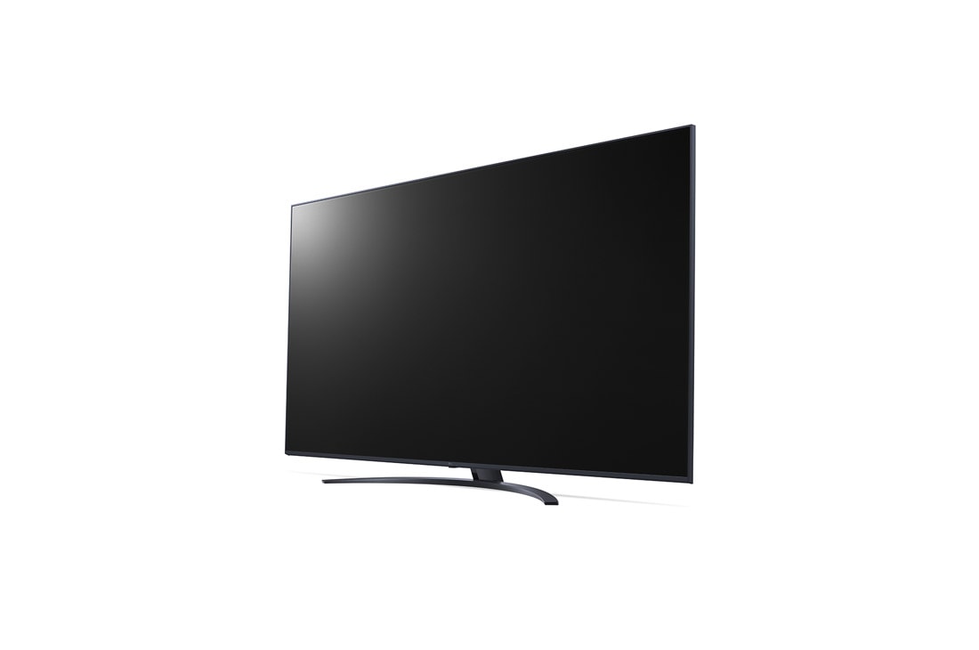 LG 4K Smart UHD телевизор 75'' LG UR81006, вид сбоку под углом 45 градусов, 75UR81006LJ, thumbnail 3
