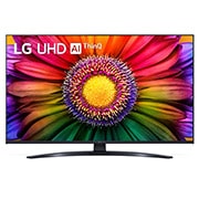 LG 4K Smart UHD телевизор 43'' LG UR81006, Вид телевизора LG UHD спереди, 43UR81006LJ, thumbnail 1