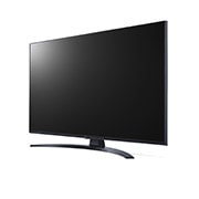 LG 4K Smart UHD телевизор 43'' LG UR81006, вид сбоку под углом 45 градусов, 43UR81006LJ, thumbnail 3