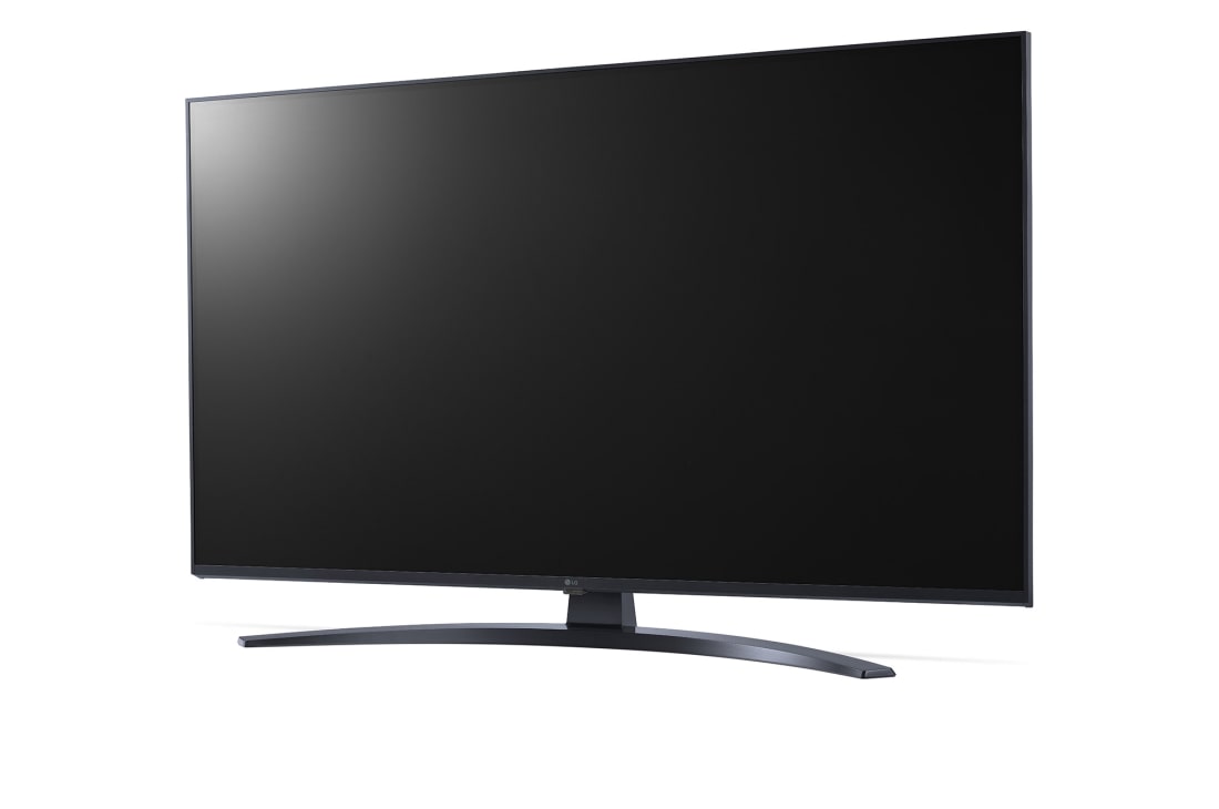 LG 4K Smart UHD телевизор 43'' LG UR81006, вид сбоку под углом 30 градусов, 43UR81006LJ, thumbnail 2