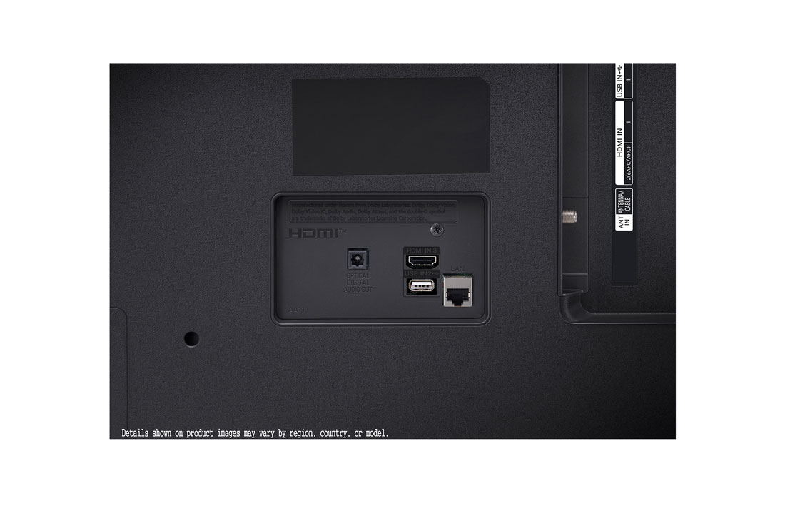 LG 4K Smart UHD телевизор 65'' LG 65UR78006LK, ид на порт крупным планом, 65UR78006LK, thumbnail 12