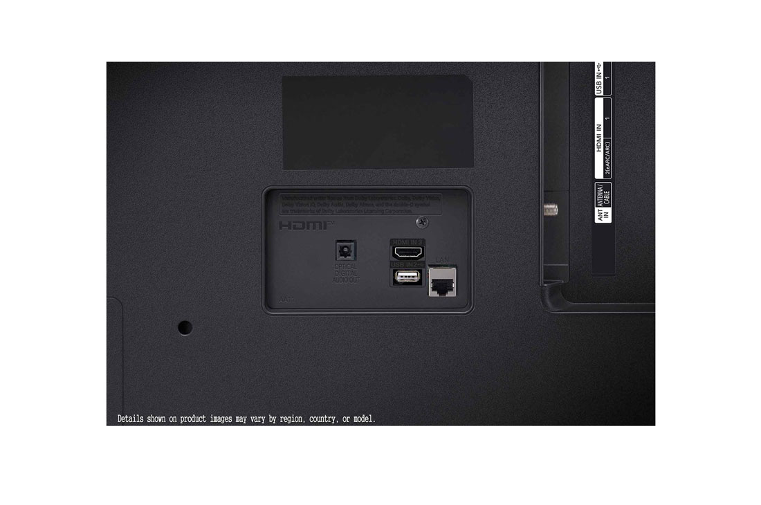 LG 4K Smart UHD телевизор 55'' LG 55UR78006LK, ид на порт крупным планом, 55UR78006LK, thumbnail 12
