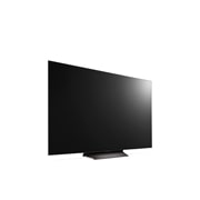 LG Телевизор Smart TV OLED evo AI C4 4K 65'' LG OLED65C4, Вид слева и сбоку под небольшим углом на телевизор, OLED65C4RLA, thumbnail 5