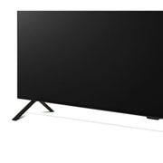 LG Телевизор Smart TV OLED AI B4 4K 65'' LG OLED65B4, Крупный план изображения телевизора LG OLED TV, OLED B4 с основания, на котором видна 2-полюсная подставка, OLED65B4RLA, thumbnail 8